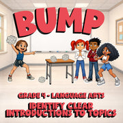 Identify Clear Introductions to Topics BUMP ELA Game - No Prep Grade 4 Review
