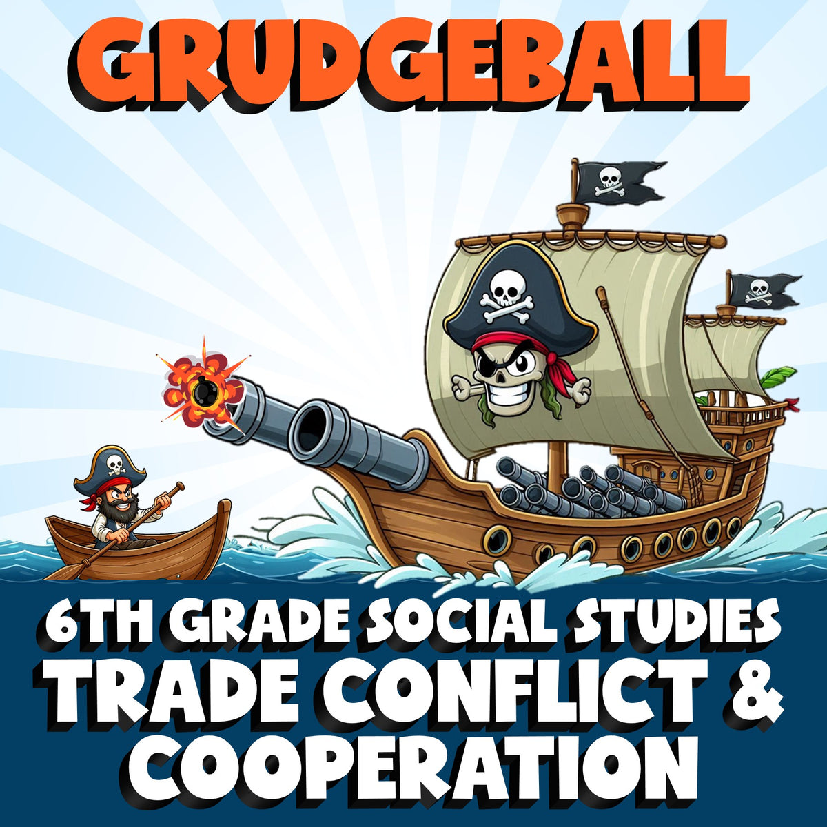 Trade Conflict & Cooperation GRUDGEBALL Socials Game - No Prep Grade 6 Review