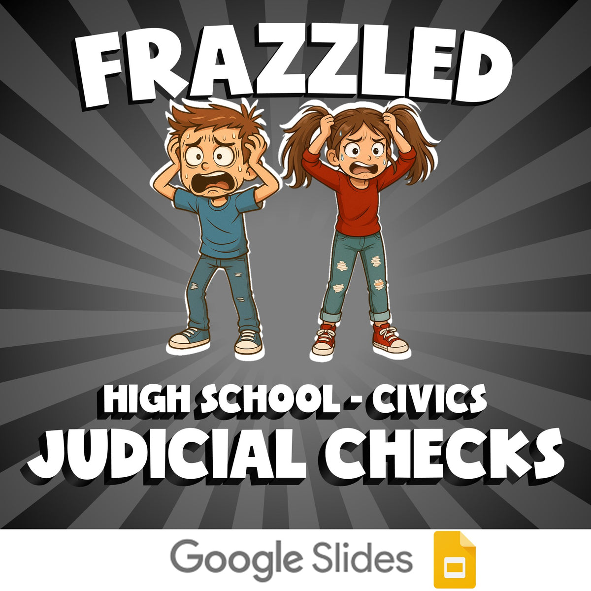 Judicial Checks FRAZZLED Civics Game - No Prep Review Activity