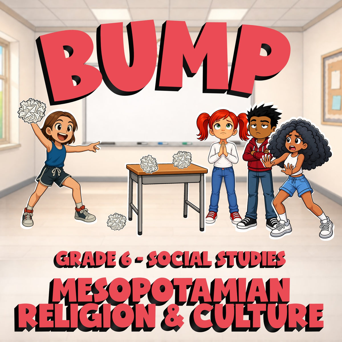 Mesopotamian Religion & Culture BUMP Socials Game - No Prep Grade 6 Review