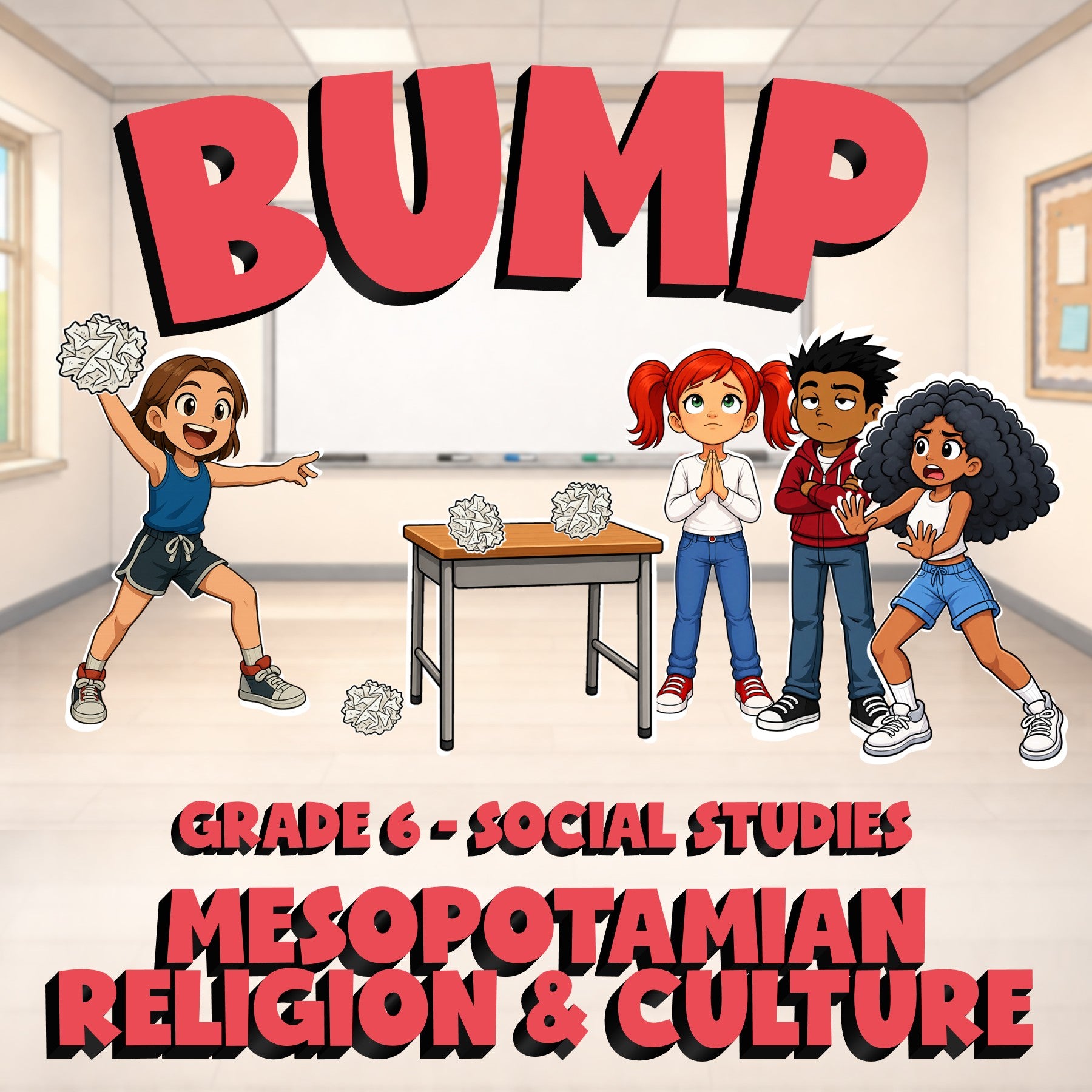 Mesopotamian Religion & Culture BUMP Socials Game - No Prep Grade 6 Review