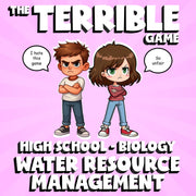 Water Resource Management THE TERRIBLE GAME - No Prep Biology Science Review
