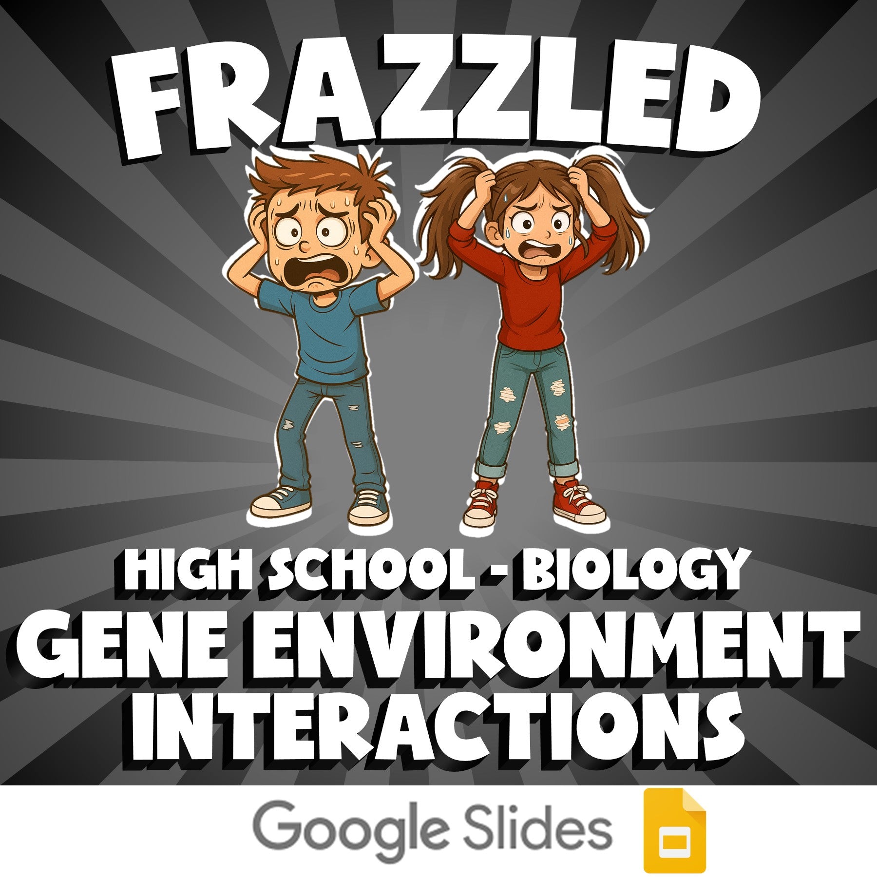 Gene Environment Interactions FRAZZLED Science Game - No Prep Biology Review