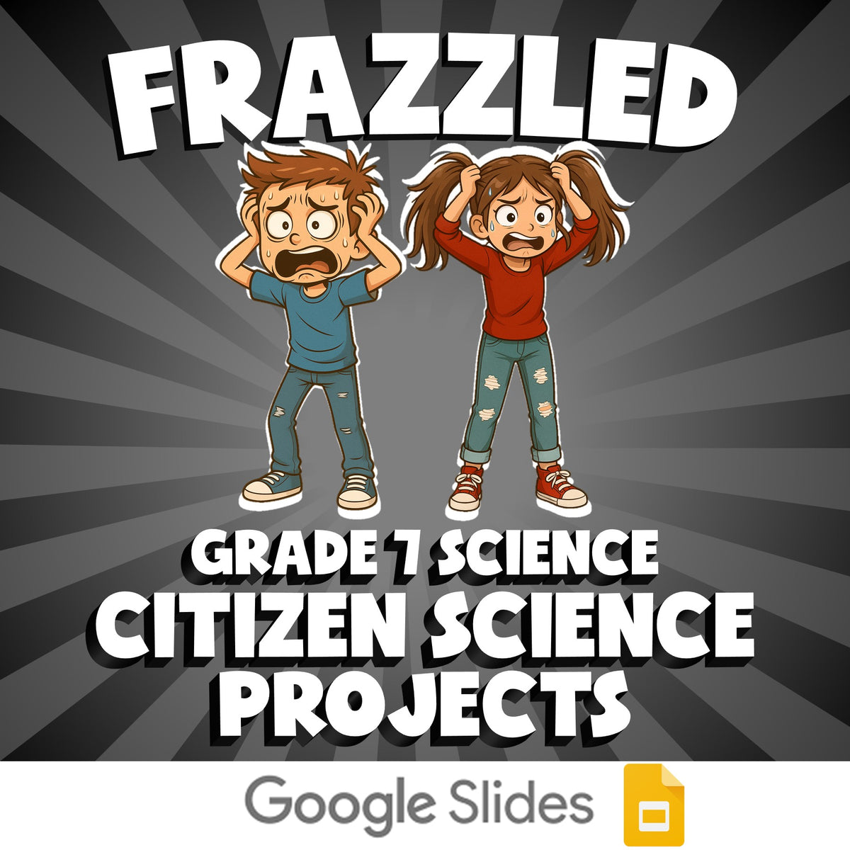 Citizen Science Projects FRAZZLED Science Game - No Prep Grade 7 Review Activity
