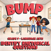 Identify Rhetorical Questions BUMP ELA Game - No Prep Grade 9 Review Activity