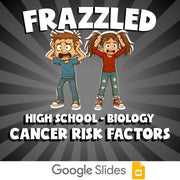 Cancer Risk Factors FRAZZLED Science Game - No Prep Biology Review Activity