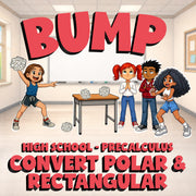 Convert Polar & Rectangular BUMP Math Game - No Prep PreCalculus Review Activity