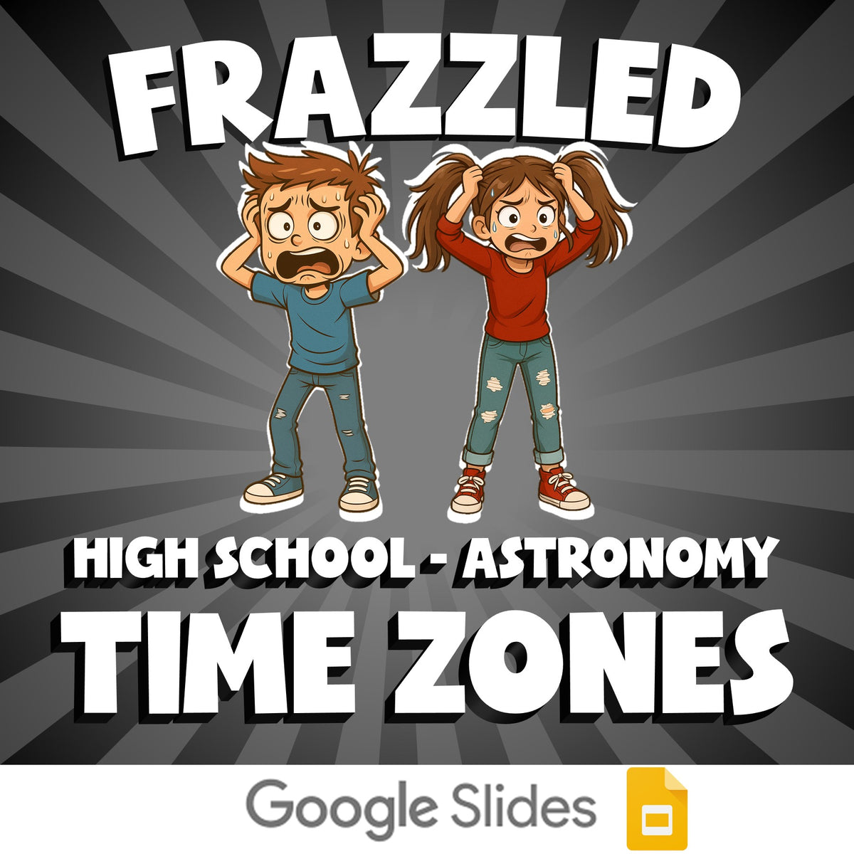Time Zones FRAZZLED Science Game - No Prep Astronomy Review Activity