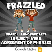 Subject–Verb Agreement of Phrases FRAZZLED ELA Game - No Prep Grade 11 Review