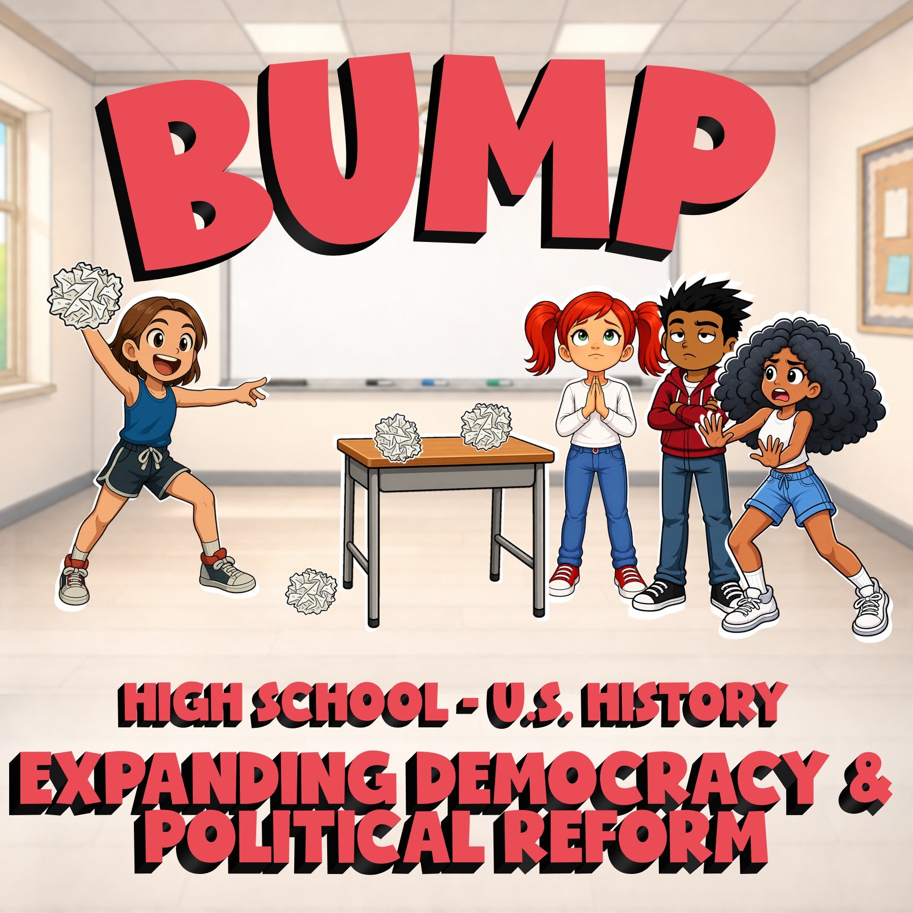Expanding Democracy & Political Reform BUMP U.S. History Game - No Prep Review