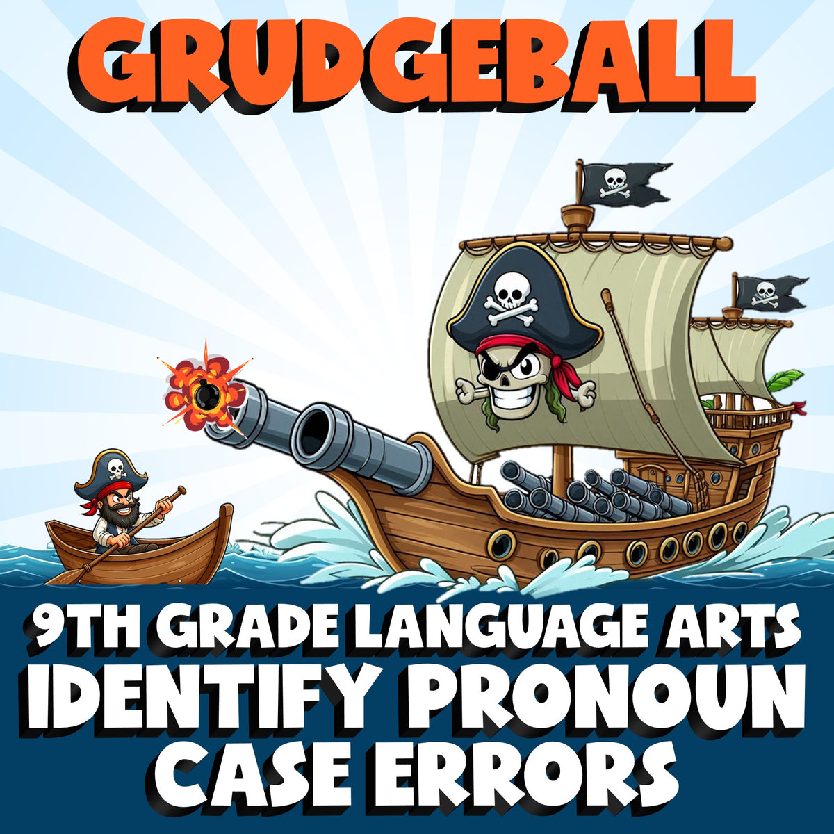 Identify Pronoun Case Errors GRUDGEBALL ELA Game - No Prep Grade 9 Review