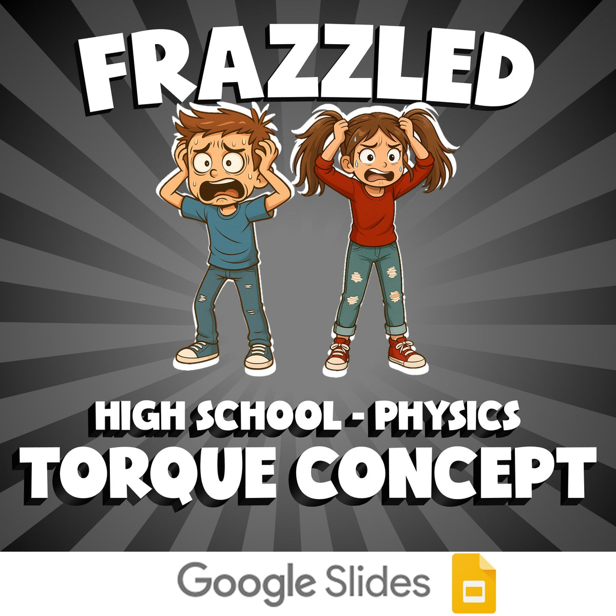 Torque Concept FRAZZLED Science Game - No Prep Physics Review Activity
