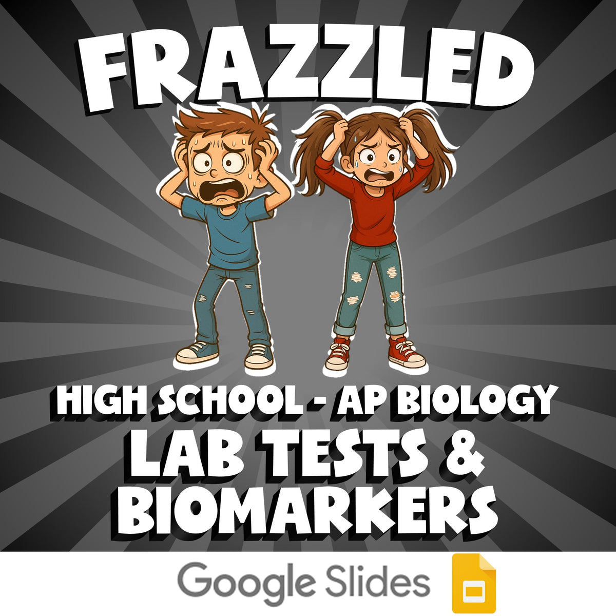 Lab Tests & Biomarkers FRAZZLED Science Game - No Prep AP Biology Review