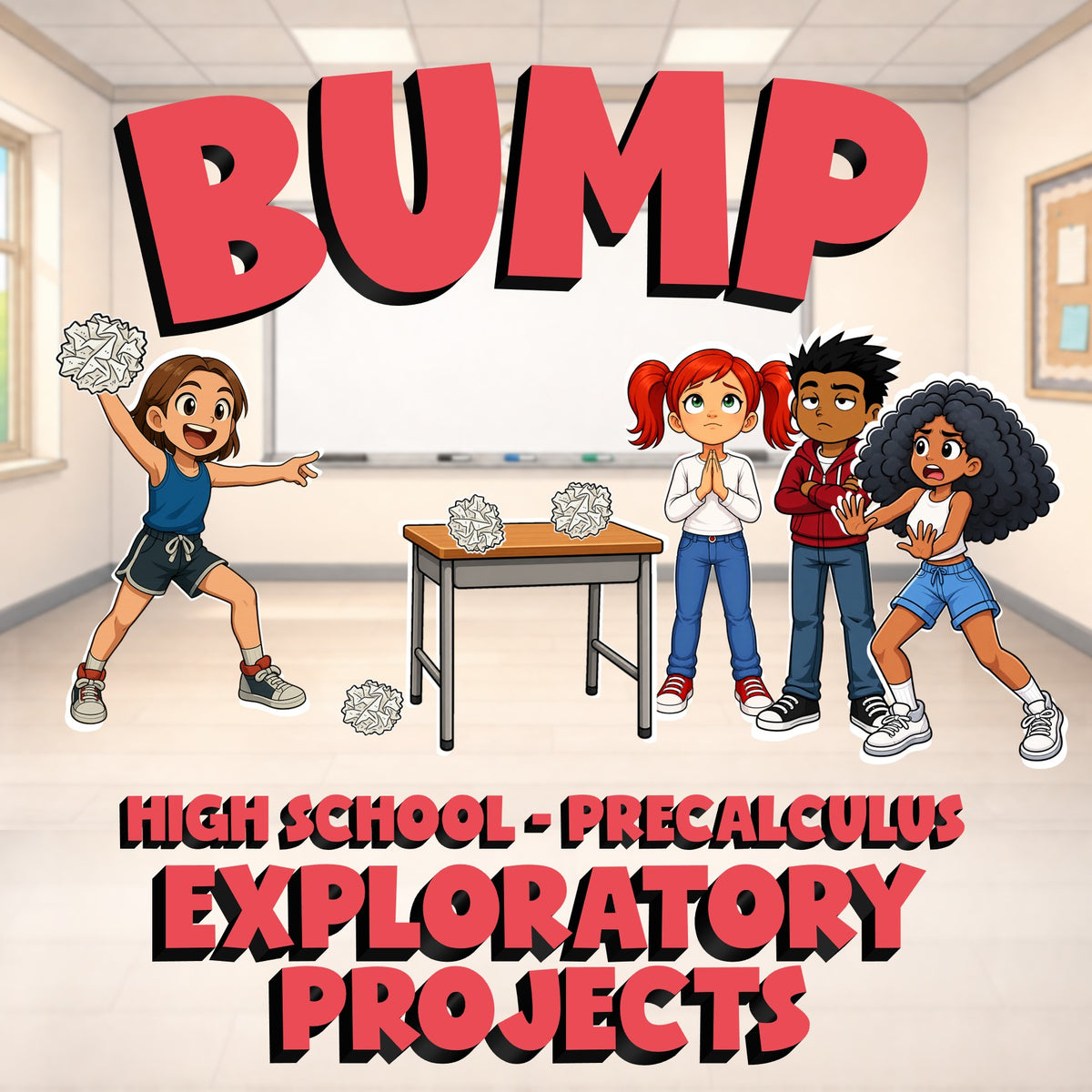 Exploratory Projects BUMP Math Game - No Prep PreCalculus Review Activity