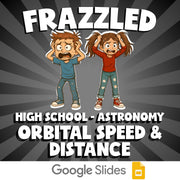 Orbital Speed & Distance FRAZZLED Science Game - No Prep Astronomy Review