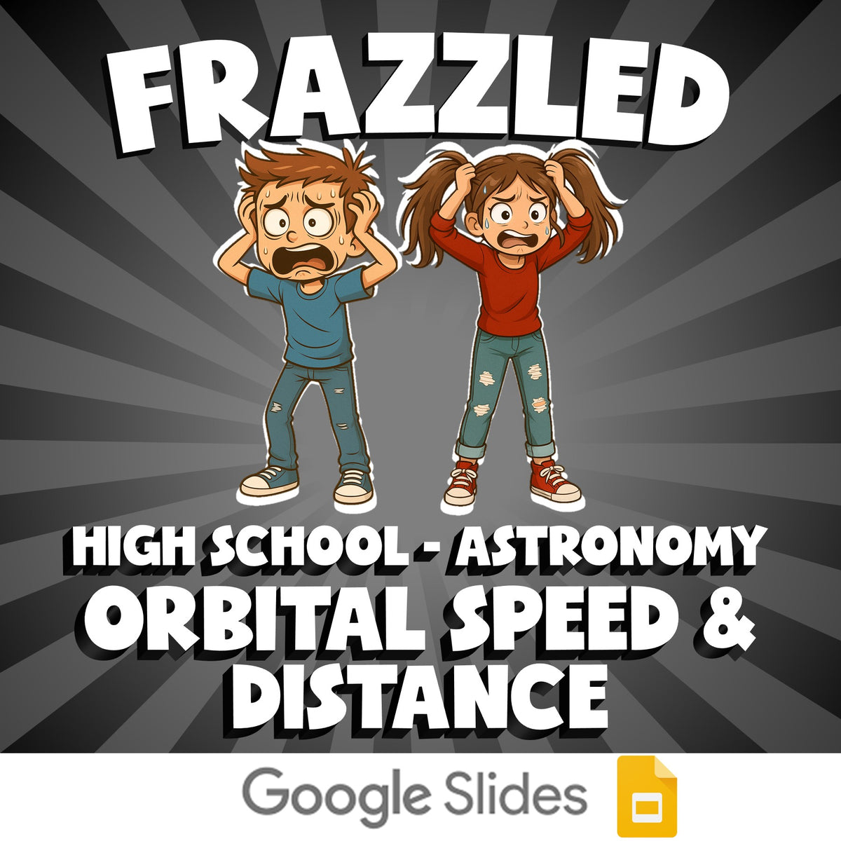 Orbital Speed & Distance FRAZZLED Science Game - No Prep Astronomy Review