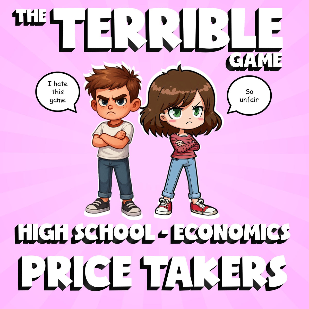 Price Takers THE TERRIBLE GAME - No Prep Economics Review Activity