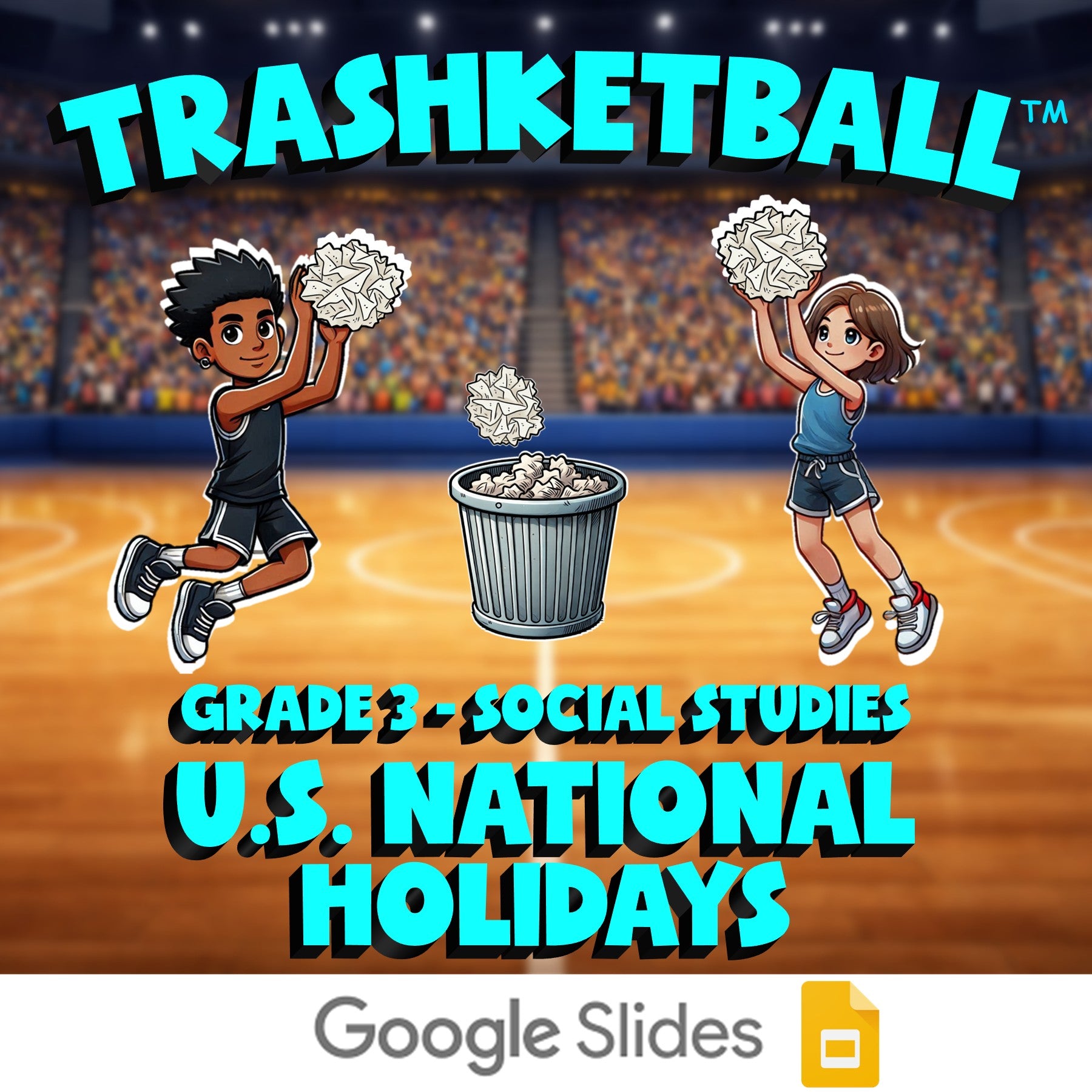U.S. National Holidays TRASHKETBALL Socials Game - No Prep Grade 3 Review