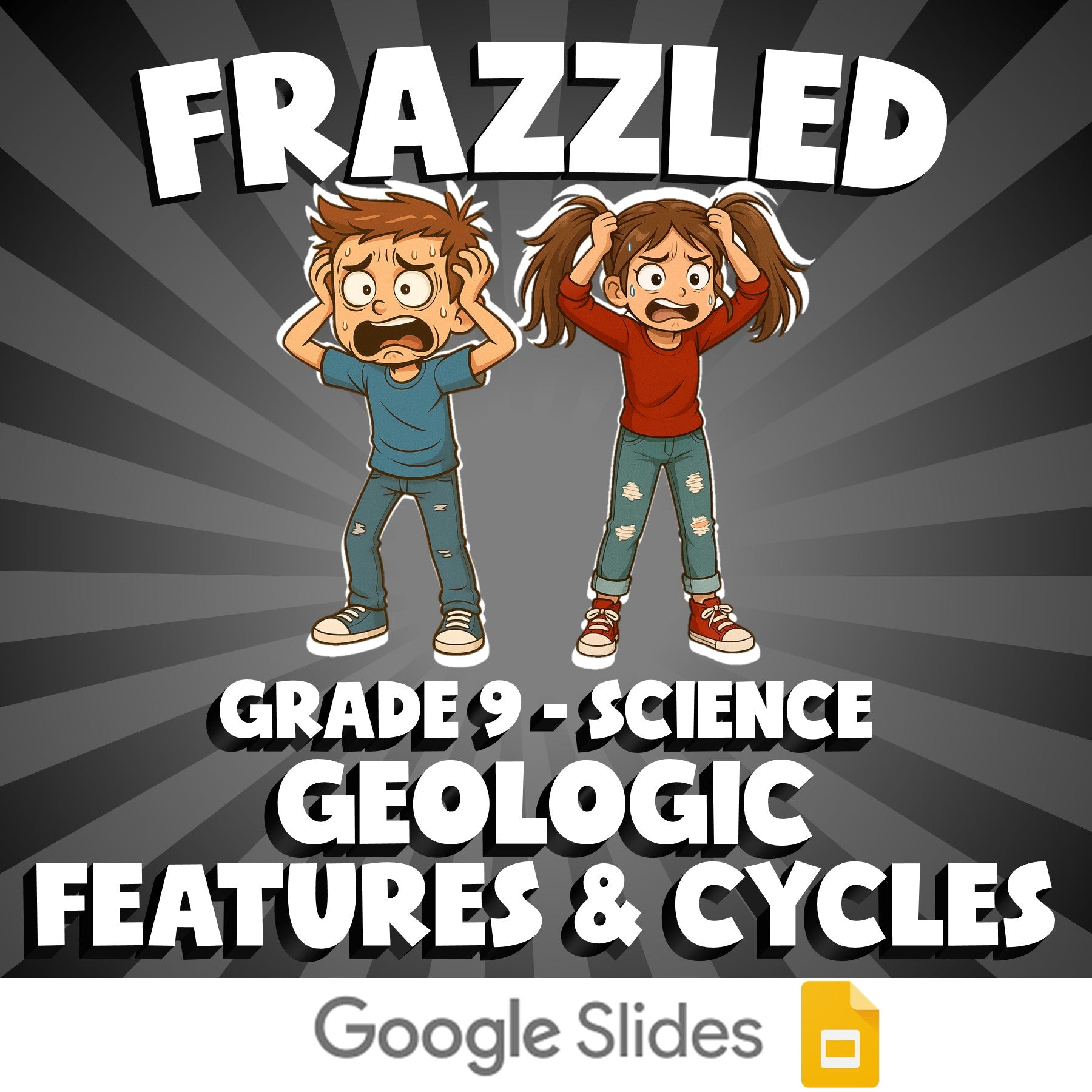 Geologic Features & Cycles FRAZZLED Science Game - No Prep Grade 9 Review