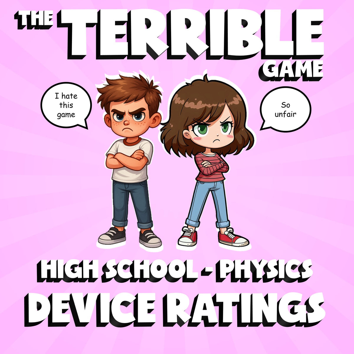 Device Ratings THE TERRIBLE GAME - No Prep Physics Science Review Activity