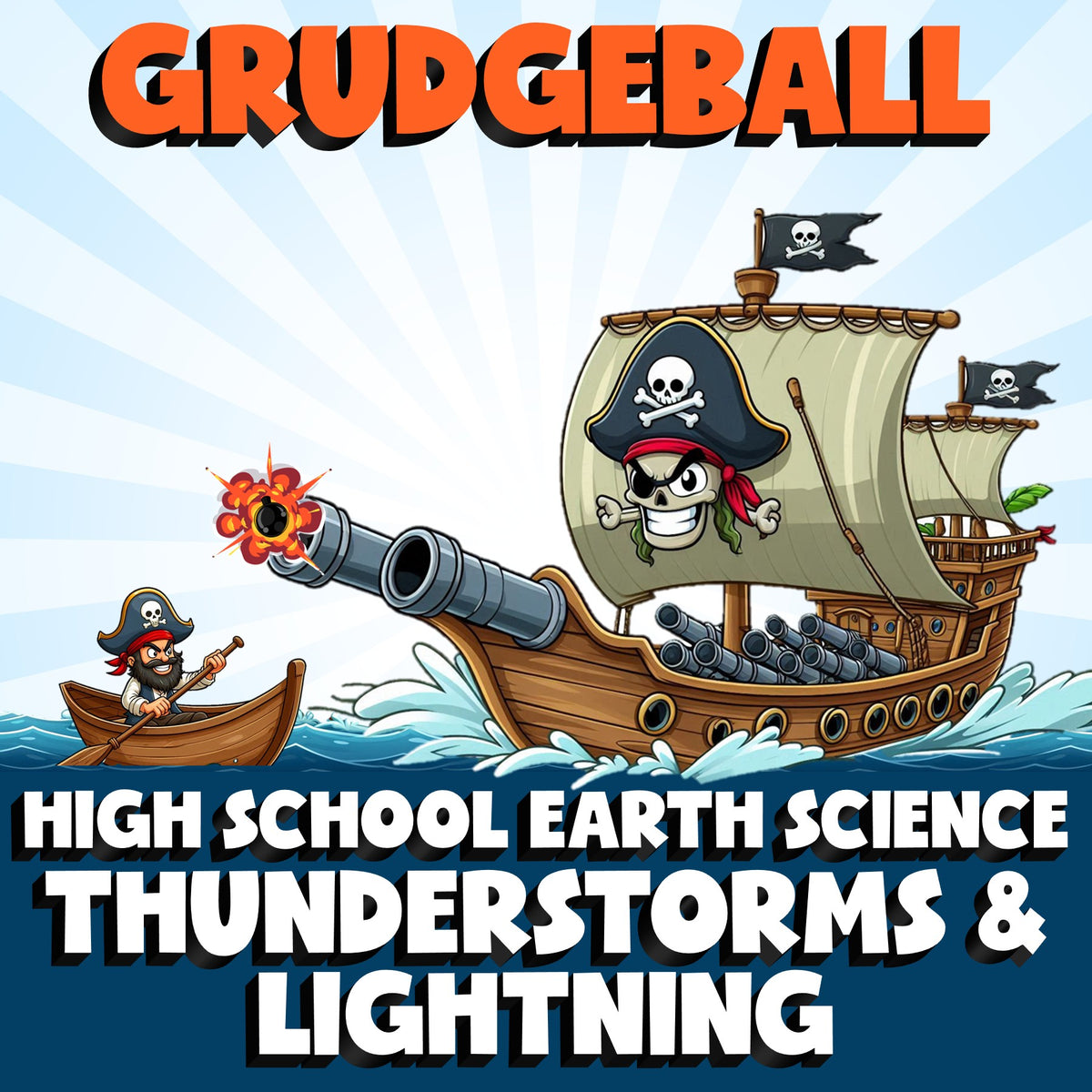 Thunderstorms & Lightning GRUDGEBALL Game - No Prep Earth Science Review