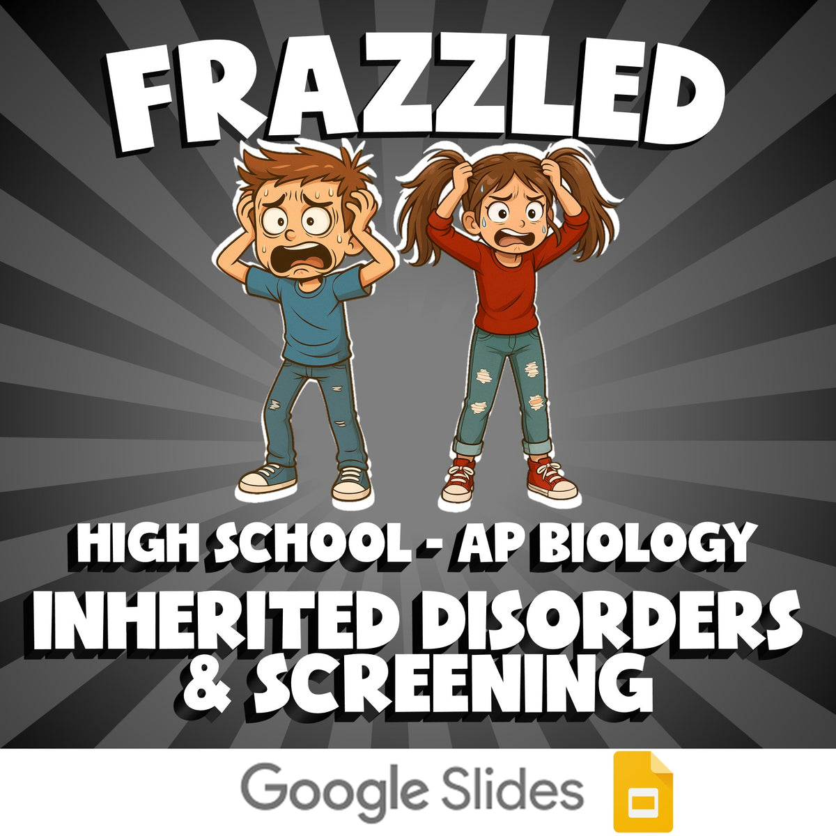 Inherited Disorders & Screening FRAZZLED Science Game - No Prep AP Biology