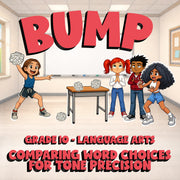 Comparing Word Choices for Tone Precision BUMP ELA Game - No Prep Grade 10