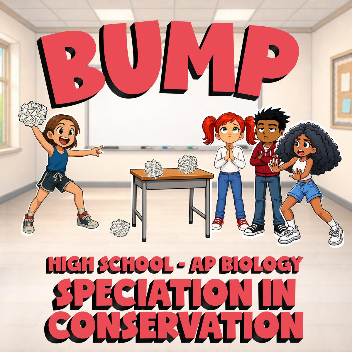 Speciation in Conservation BUMP Science Game - No Prep AP Biology Review