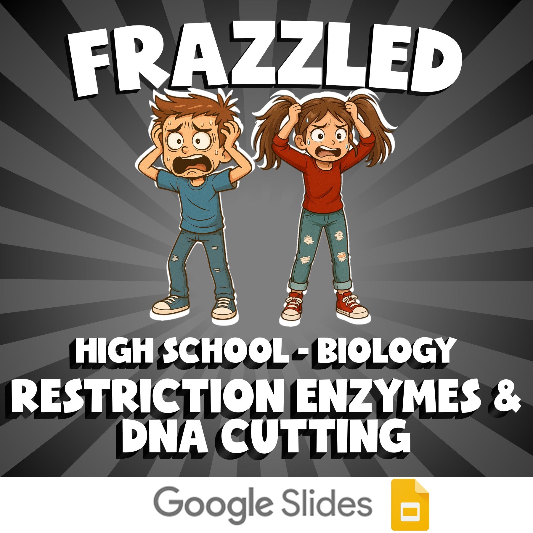 Restriction Enzymes & DNA Cutting FRAZZLED Science Game - No Prep Biology Review