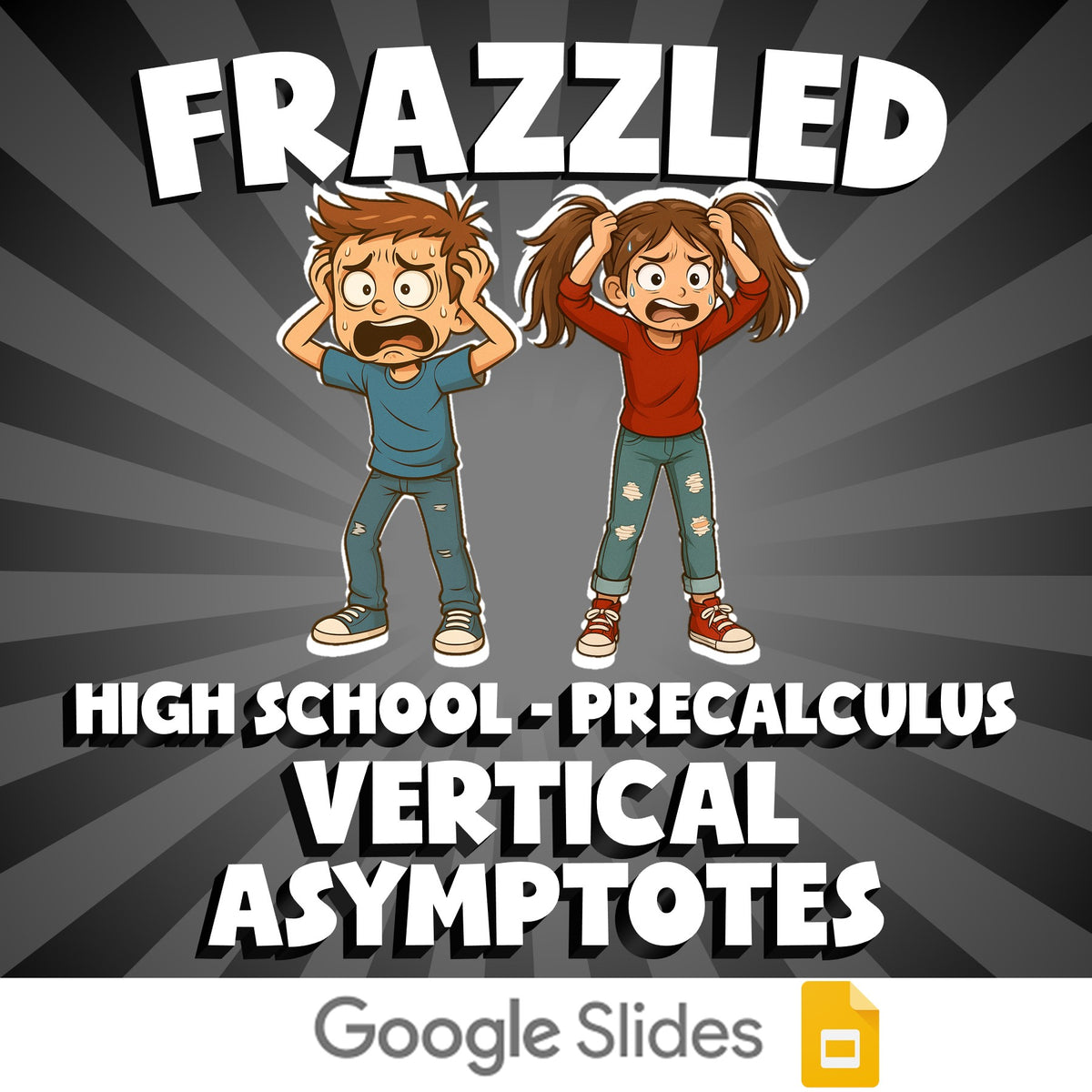 Vertical Asymptotes FRAZZLED Math Game - No Prep PreCalculus Review Activity