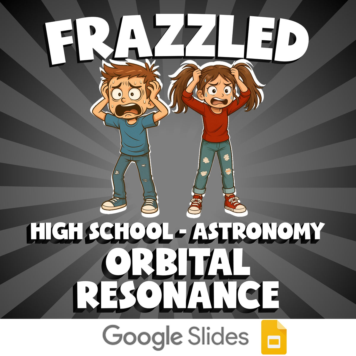 Orbital Resonance FRAZZLED Science Game - No Prep Astronomy Review Activity