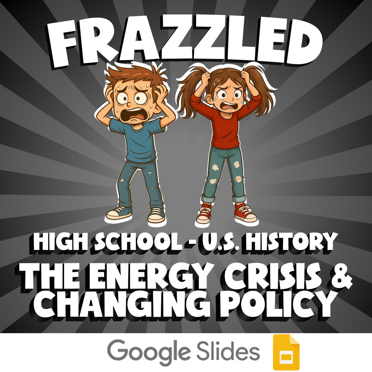 The Energy Crisis & Changing Policy FRAZZLED U.S. History Game - No Prep Review
