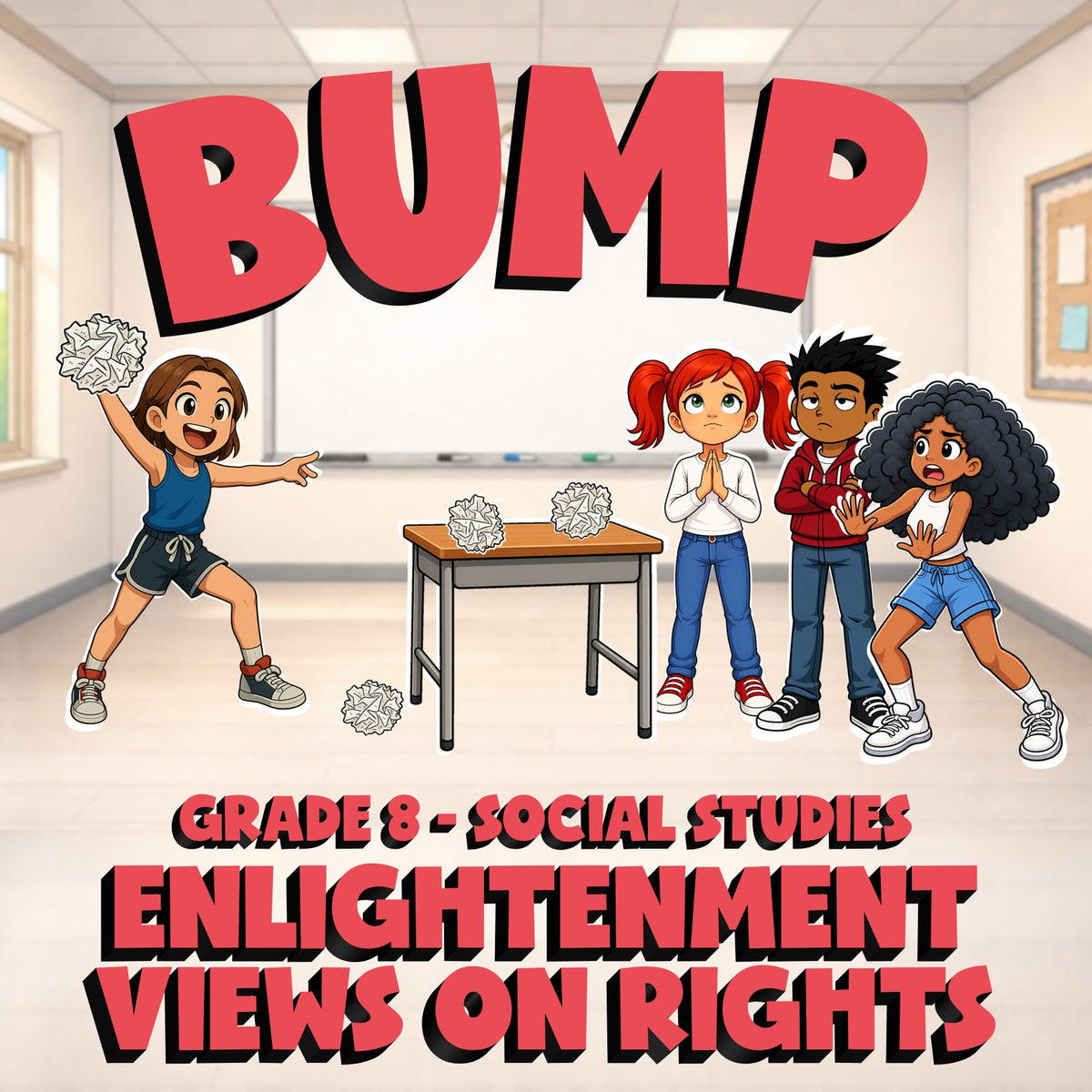 Enlightenment Views on Rights BUMP Socials Game - No Prep Grade 8 Review