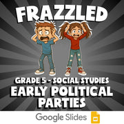 Early Political Parties FRAZZLED Socials Game - No Prep Grade 5 Review Activity