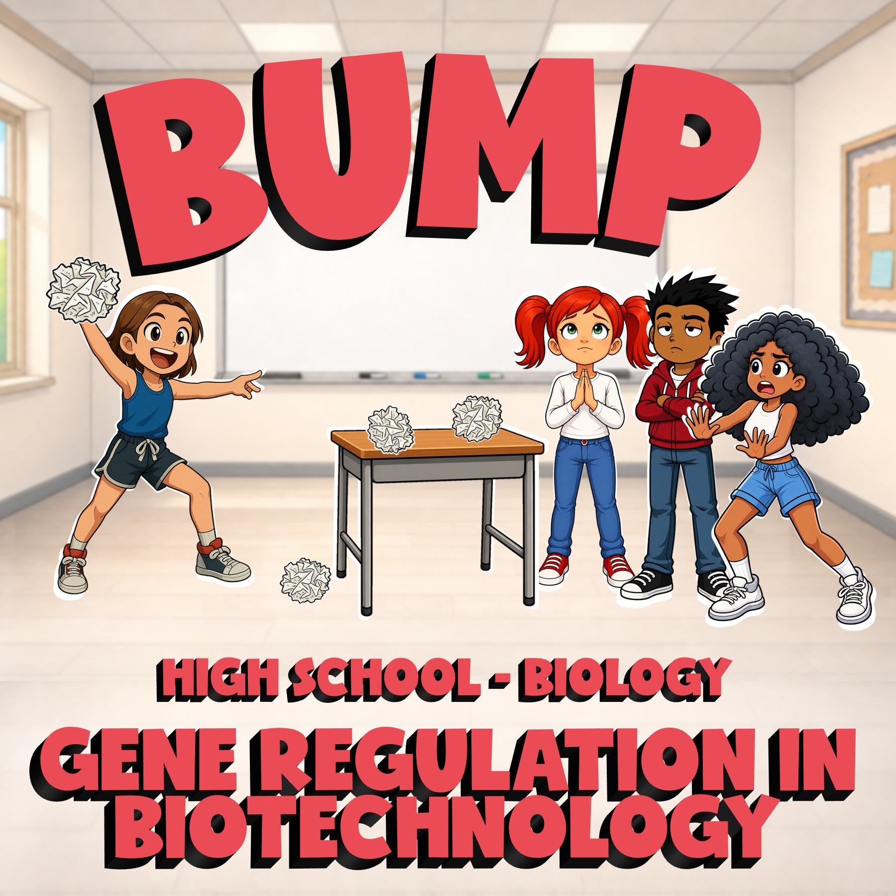 Gene Regulation in Biotechnology BUMP Science Game - No Prep Biology Review