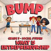 What Is Entrepreneurship BUMP Socials Game - No Prep Grade 5 Review Activity