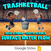 Surface Water Flow TRASHKETBALL Game - No Prep Earth Science Review Activity
