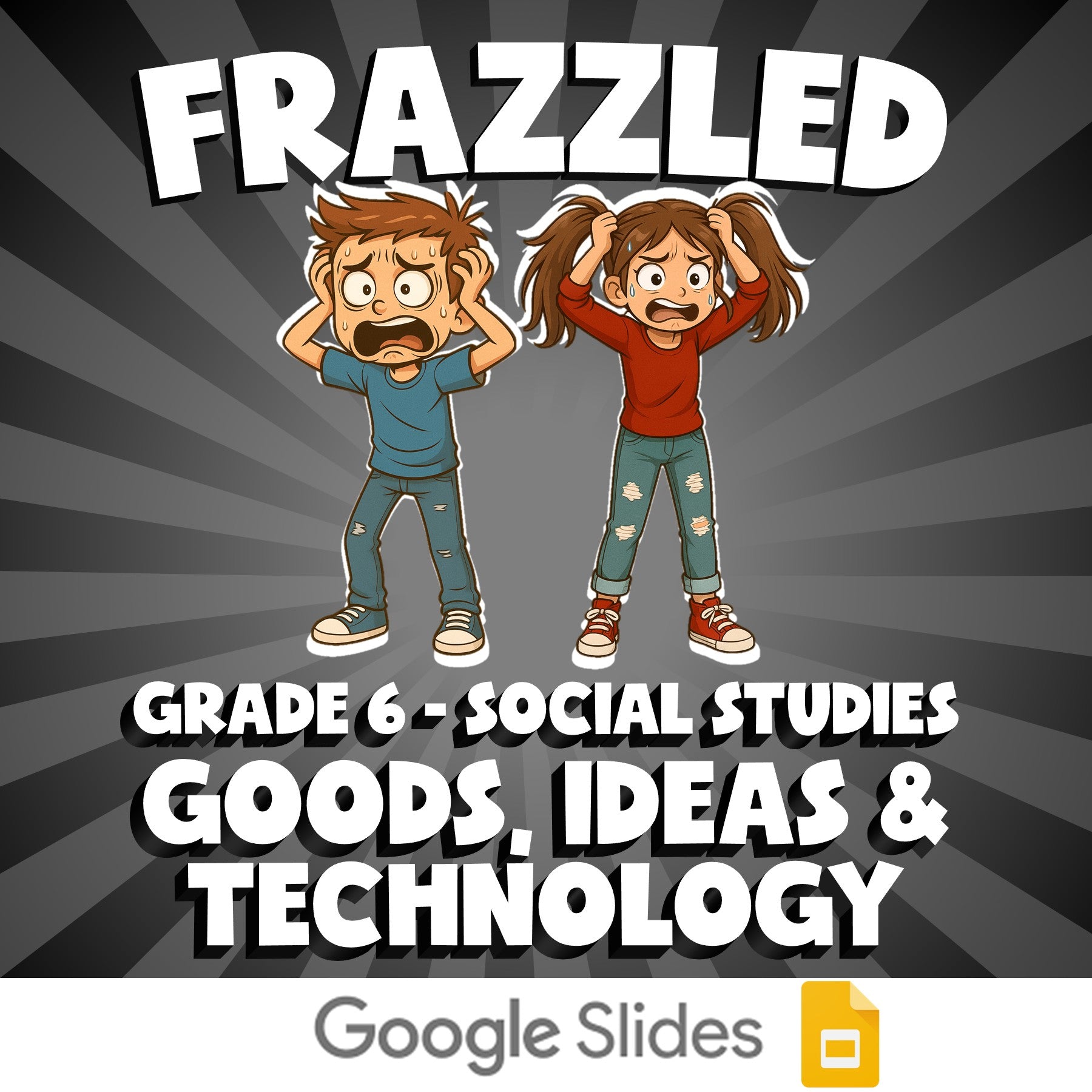 Goods, Ideas & Technology FRAZZLED Socials Game - No Prep Grade 6 Review