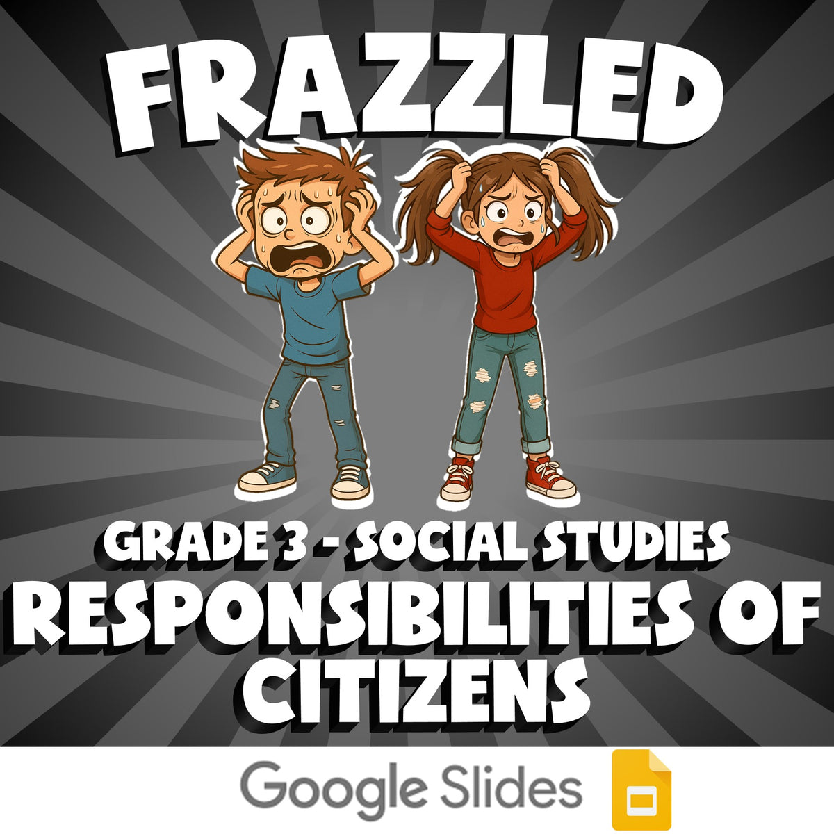 Responsibilities of Citizens FRAZZLED Socials Game - No Prep Grade 3 Review