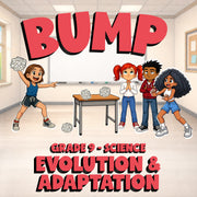 Evolution & Adaptation BUMP Science Game - No Prep Grade 9 Review Activity