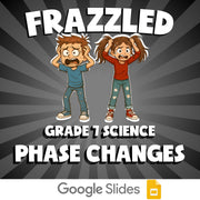 Phase Changes FRAZZLED Science Game - No Prep Grade 7 Review Activity