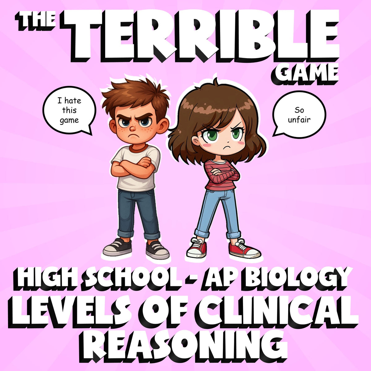 Levels of Clinical Reasoning THE TERRIBLE GAME - AP Biology Science Review