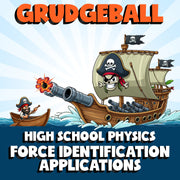 Force Identification Applications GRUDGEBALL Science Game - No Prep Physics