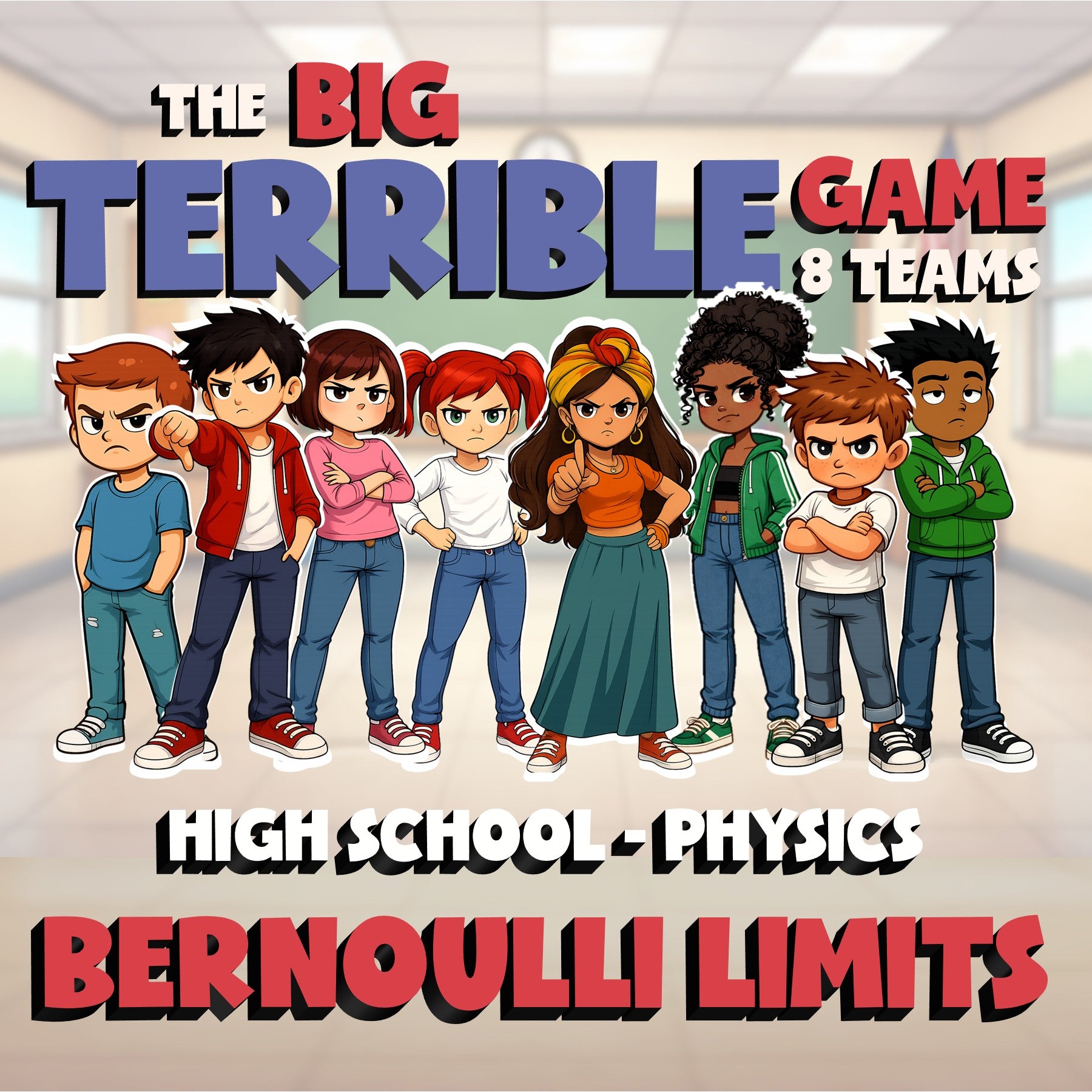 Bernoulli Limits BIG TERRIBLE GAME - No Prep Physics Science Review Activity