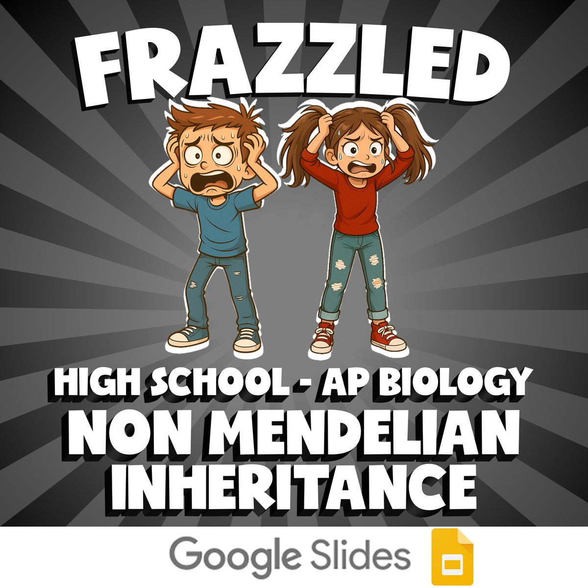 Non Mendelian Inheritance FRAZZLED Science Game - No Prep AP Biology Review