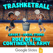 Role of the Continental Army TRASHKETBALL Socials Game - No Prep Grade 5 Review