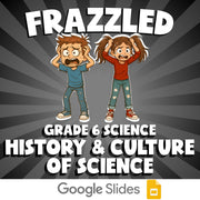 History & Culture of Science FRAZZLED Science Game - No Prep Grade 6 Review