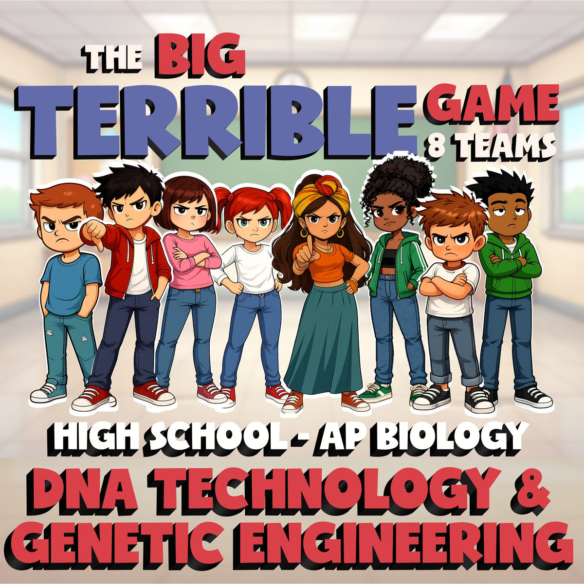 DNA Technology & Genetic Engineering BIG TERRIBLE GAME - AP Biology Review
