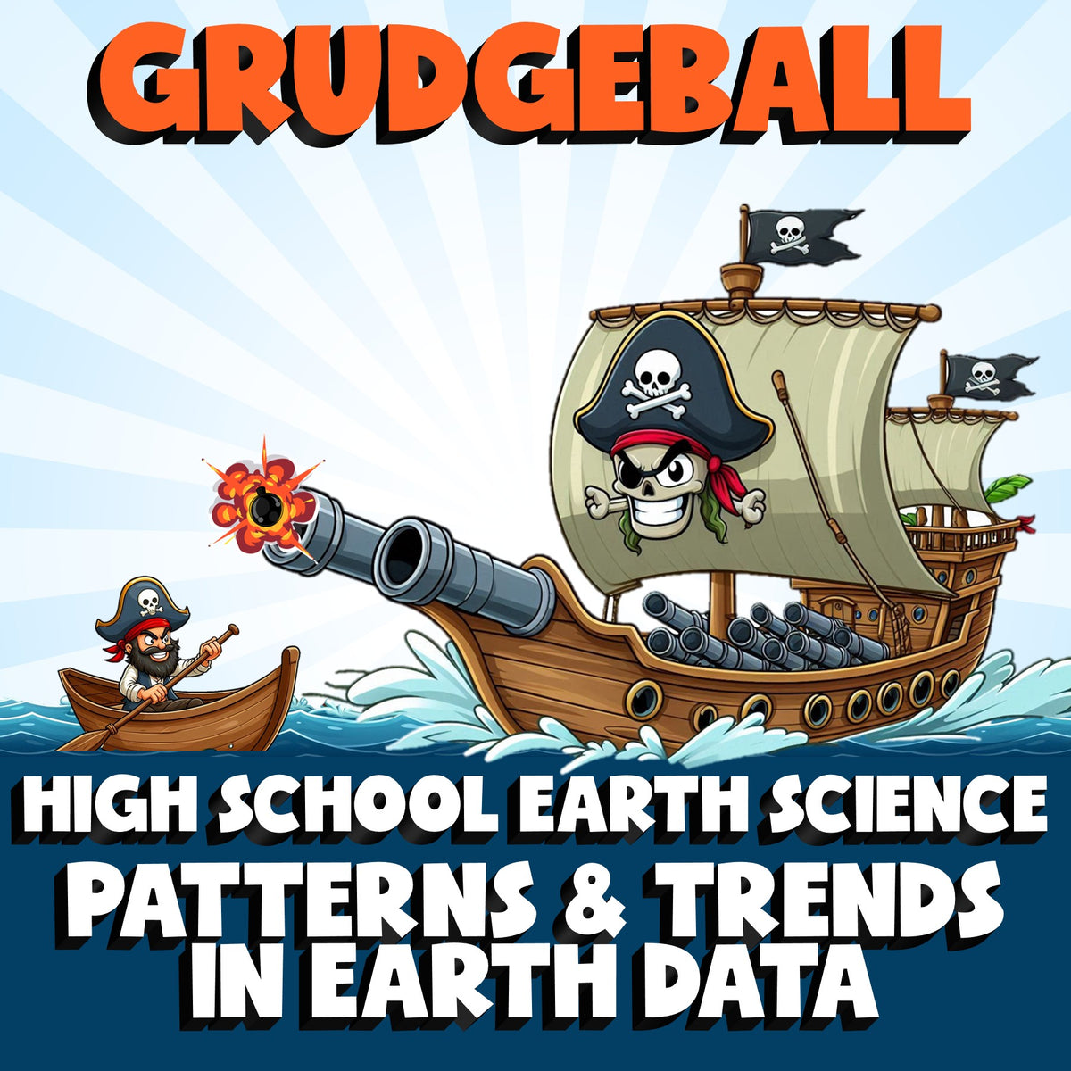Patterns & Trends in Earth Data GRUDGEBALL Game - No Prep Earth Science Review