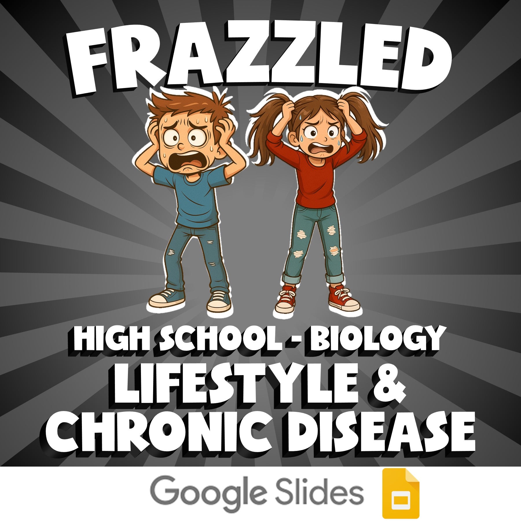 Lifestyle & Chronic Disease FRAZZLED Science Game - No Prep Biology Review